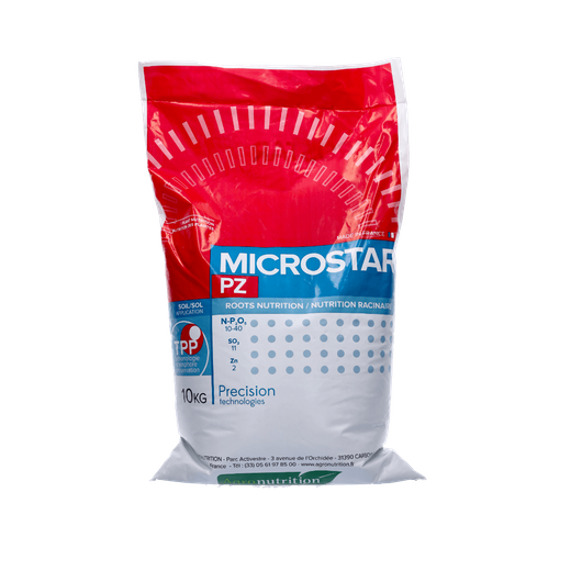 Nawóz Microstar PZ - nawóz startowy do upraw ogrodniczych, rolniczych, warzywnych, sadowniczych
