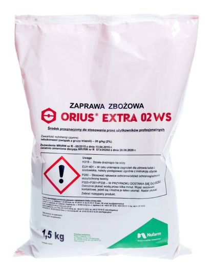 Zaprawa zbożowa, Orius EXTRA 02WS 1.5kg, nufarm