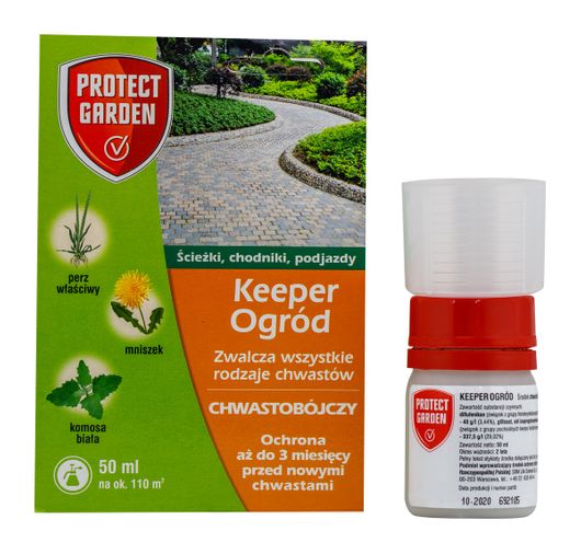 Keeper Ogród 50ml - środek chwastobójczy, ścieżki chodniki i podjazdy, Protect Garden
