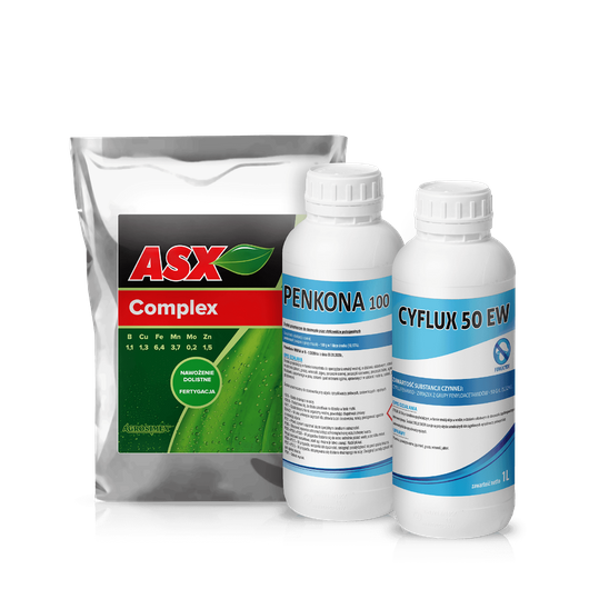 CYFLUX 50 EW 1l + PENKONA 100 EC 1l+ ASX Complex 1kg