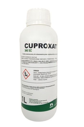 Cuproxat 345 SC 1l (miedź) Nufarm - fungicyd