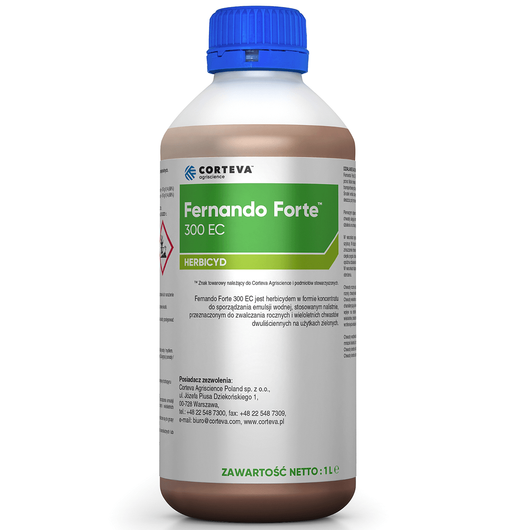 Fernando Forte 300 EC 1l (fluroksypyr, trichlopyr) Corteva - herbicyd