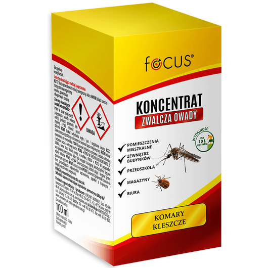 Focus koncentrat na komary i kleszcze 100ml