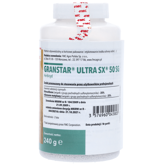 Granstar Ultra SX 50 SG 240g (tifensulfuron, tribenuron metylowy) FMC - herbicyd