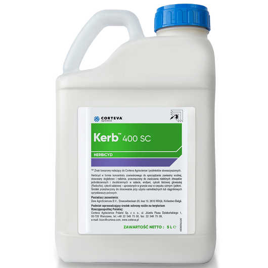 Kerb 400 SC 5l (propyzamid) Corteva - herbicyd