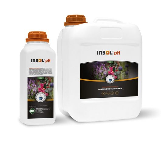 INSOL pH  nawóz do korekty kwasowości podłoża, do nawożenia roślin wymagających podłoża o kwaśnym odczynie. Bezchlorkowy - nie zawiera chlorków.