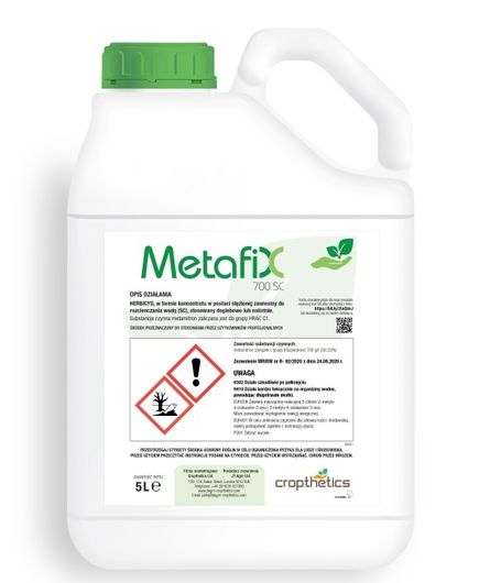Metafix 5l (metamitron) - środek chwastobójczy, Cropthetics, JT Agro