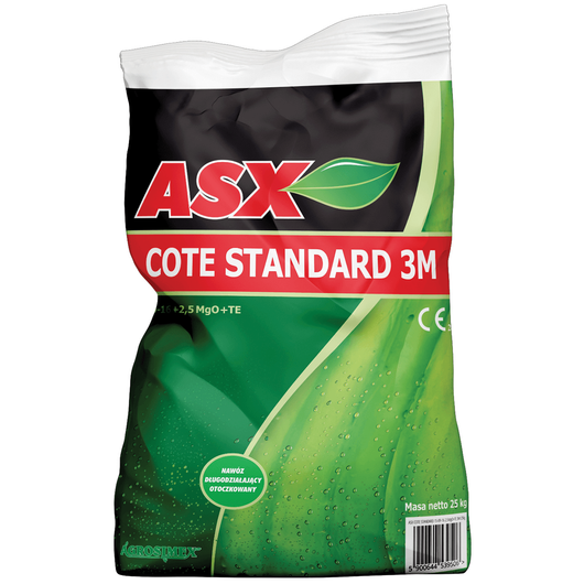 Nawóz ASX Cote Standard 3-4M NPK 15-9-16 + 2,5 MgO + TE