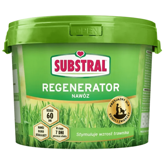 Nawóz Regenerator do Trawnika 60 dni Długo działający 5kg Substral - zagęszcza trawnik