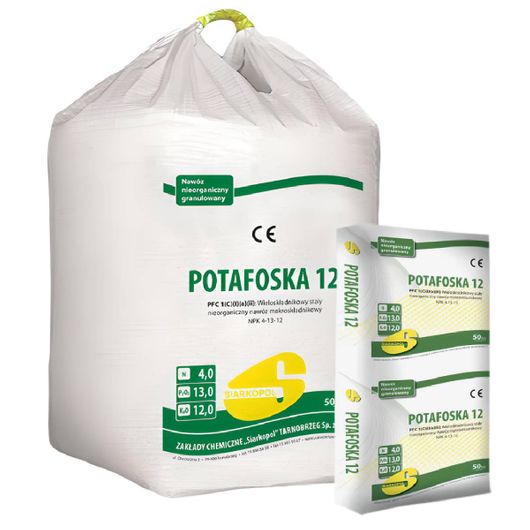 Potafoska 12 – NPK (CaS) 4-12-12-(16-30) Siarkopol - nawóz mineralny