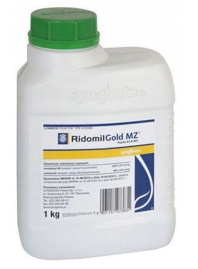 Ridomil gold MZ Pepite 67.8 WG fungicyd grzybobójczy