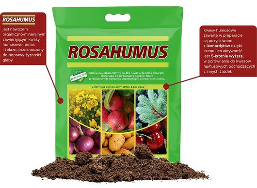 Rosahumus - nawóz z kwasami humusowymi