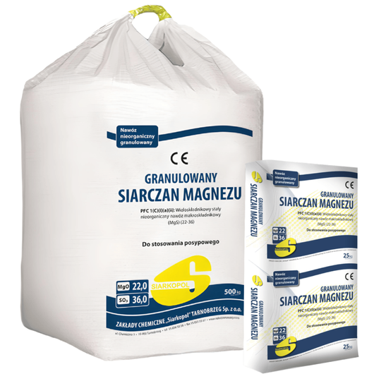 Siarczan magnezu granulowany MgS 21-36 Siarkopol - nawóz