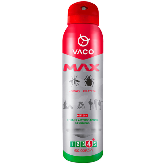 Vaco Max Spray na komary, kleszcze, meszki z panthenolem 100ml